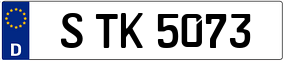 Truck License Plate